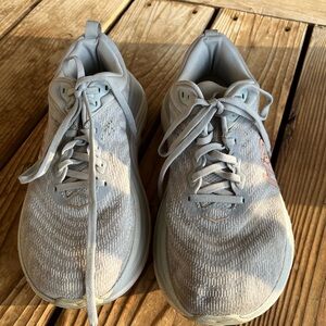 Hoka One One Womens Gaviota 5 1134235 HMRG Gray Running Shoes Sneakers Size 8.5